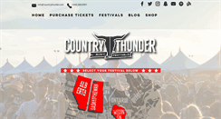 Desktop Screenshot of countrythunder.com